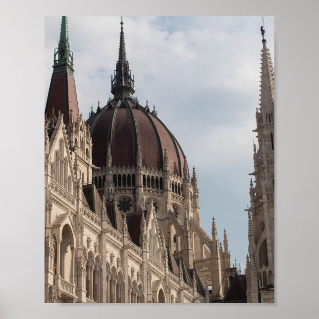 Poster Casa do Parlamento de Budapeste (Frente)