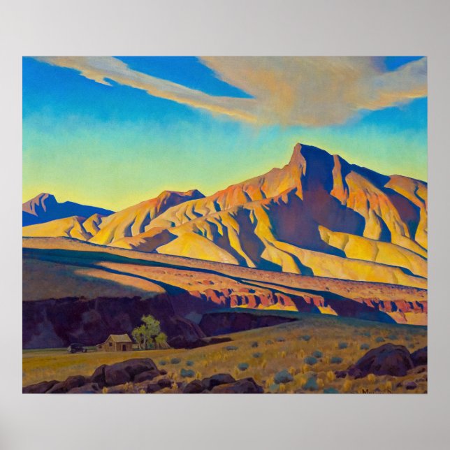 Poster Casa do Rato do Deserto por Maynard Dixon (Frente)