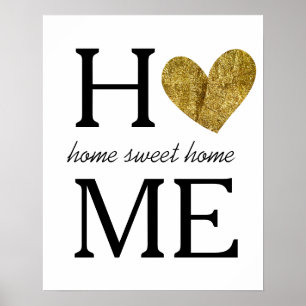 Poster Casa doce Home