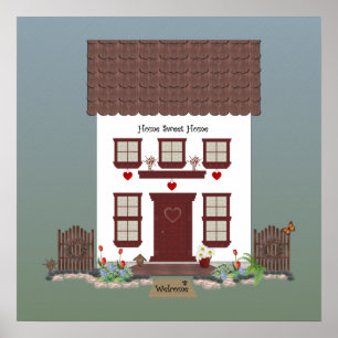 Poster Casa doce Home
