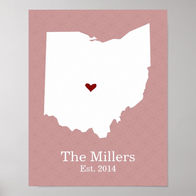 Poster Casa é onde está seu coração - Ohio (Frente)