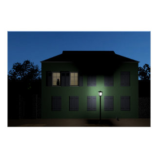 Pôster Casa en el campo