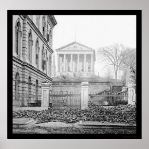 Pôster Casa feita sob encomenda & Capitólio em Richmond,