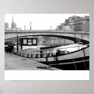 Poster Casa flutuante no Seine