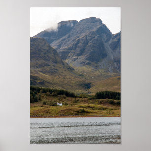 Poster Casa isolada na Ilha de Skye, Escócia