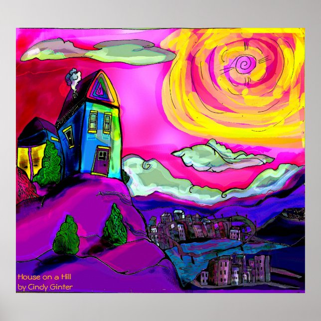 Pôster casa na colina (Frente)