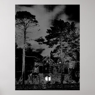 Poster Casa na noite