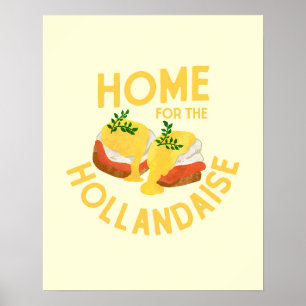 Poster "Casa Para O Hollandaise" Bonito Presente De Ação