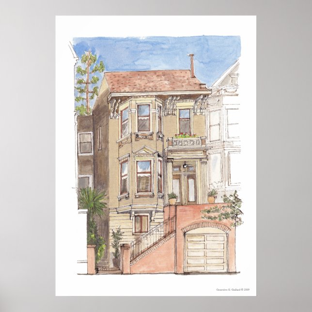 Pôster Casa vitoriana (Frente)