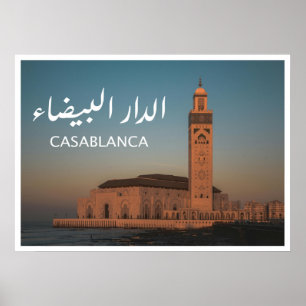 Poster Casablanca - Marrocos