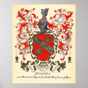 Poster Casaco de armas Adams (16" x 20")