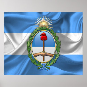 Pôster Casaco de armas da Argentina