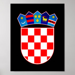 Poster Casaco de armas da Croácia