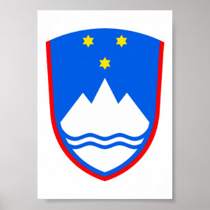 Poster Casaco de armas da Eslovênia