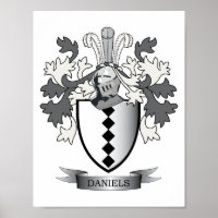 Casaco de armas da família Daniels