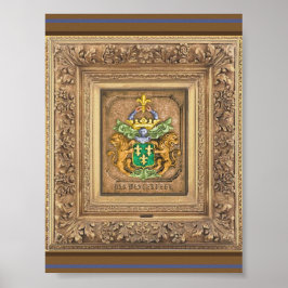 Poster Casaco de Armas Da Família Holandesa Westerfield.