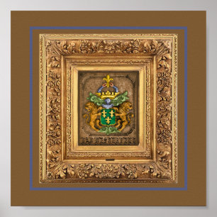 Poster Casaco de Armas Da Família Holandesa Westerfield.