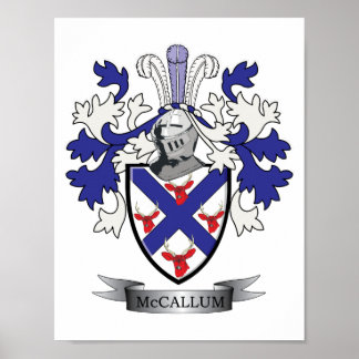 Poster Casaco de armas da McCallum Family Crest