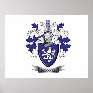 Poster Casaco de armas da McDowell Family Crest
