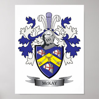 Pôster Casaco de armas da McKay Family Crest