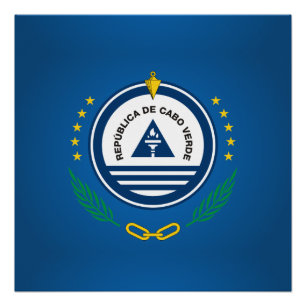Pôster Casaco de armas de Cabo Verde