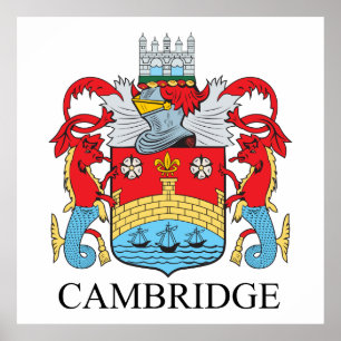 Pôster casaco de armas de Cambridge