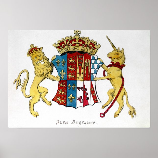 Poster Casaco de Armas de Jane Seymour (Frente)