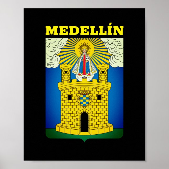 Poster Casaco de Armas de Medellín, Colômbia (Frente)