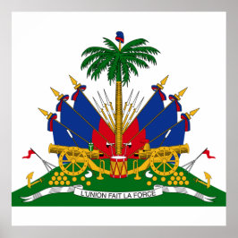 Poster Casaco de Armas do Haiti (Haiti)