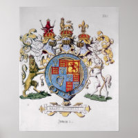 Casaco de Armas do Rei James I da Inglaterra