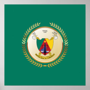Poster Casaco de Armas dos Camarões