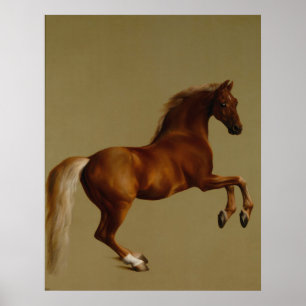 Poster Casaco de assobio Cavalo de George Stubbs