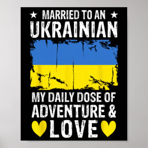 Poster Casado Com Uma Esposa Ucraniana Marido Ucraniano U