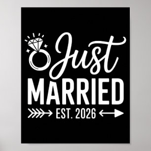 Poster Casado Est 2026 Casamento Esposa Sr Sra Noiva Noiv