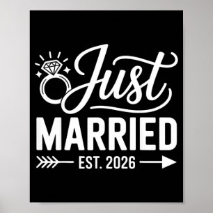 Poster Casado Est 2026 Casamento Esposa Sr Sra Noiva Noiv
