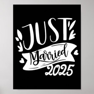 Poster Casados Engraçados 2025 Noiva e Noivo Fofos Casame