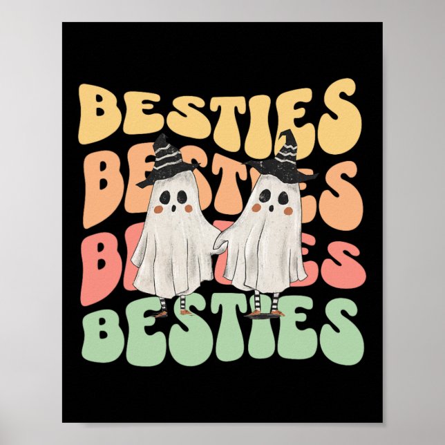 Poster Casais de Halloween Figuram para melhores amigos (Frente)