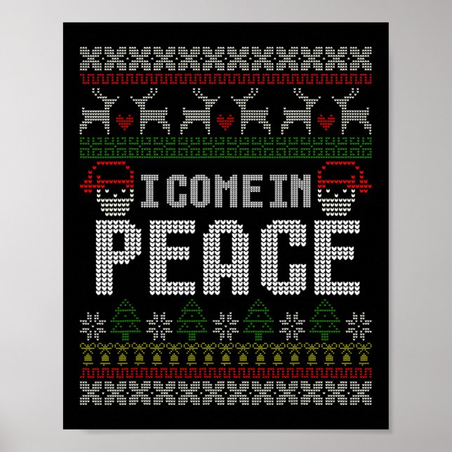 Poster Casais de Natal Feio Eu Vim (Frente)
