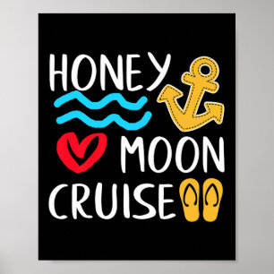 Poster Casais de navios de cruzeiro em lua de mel Excelen