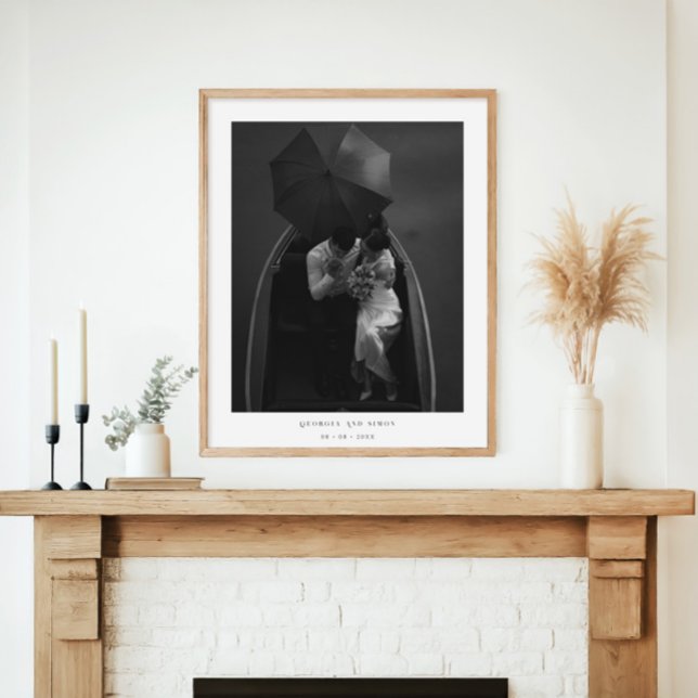 Poster Casais Elegantes Casamento Moderno de Fotografias (Criador carregado)