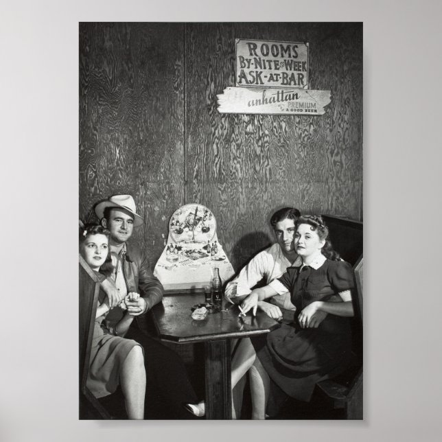 Poster Casais na Juke Joint, 1939 (Frente)