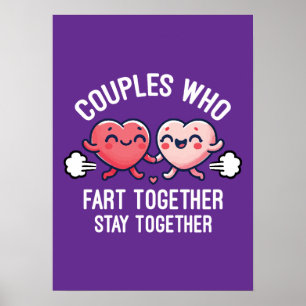 Poster Casais Que Se Juntam Fiquem Juntos - Engraçados