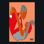 PÔSTER CASAL ART DECO<br><div class="desc">Casal VINTAGE ART DECO A DANÇAR A NOITE</div>