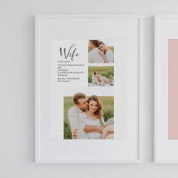 Casal Collage Foto e Esposa Romântica Adorável Pre