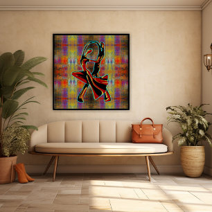 Pôster casal dança