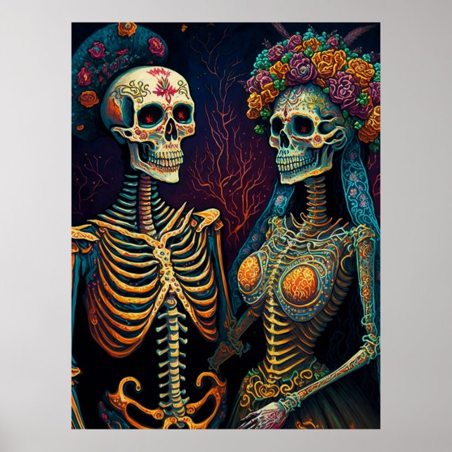 Poster Casal de Arte Mexicana até a Morte nos separe (Frente)