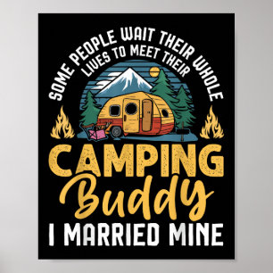 Poster Casal de Camping Engraçado Amantes de Camping Parc