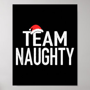 Poster Casal de Natal Santa Claus Pajama S1