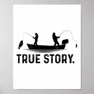 Poster Casal de Pescadores Engraçado Homens Mulheres