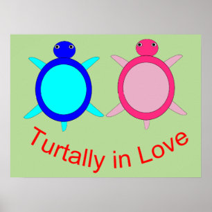 Poster Casal de Tartaruga